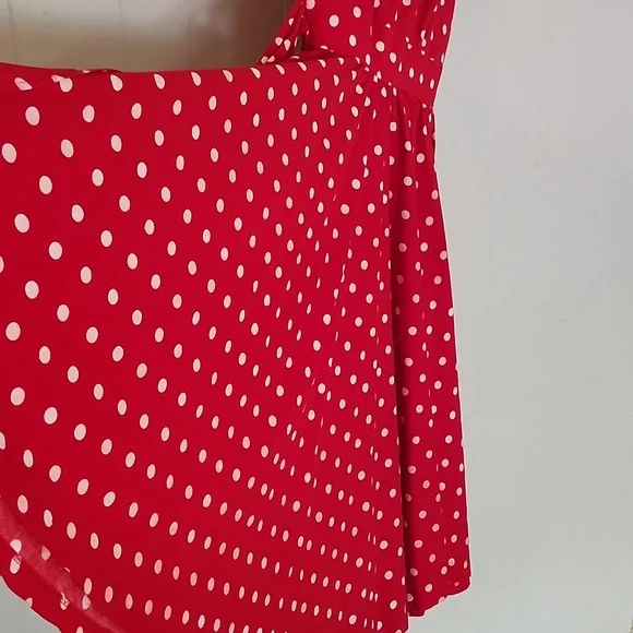 Leslie Lucks Red Polka Dot Dress - Picture 6 of 12
